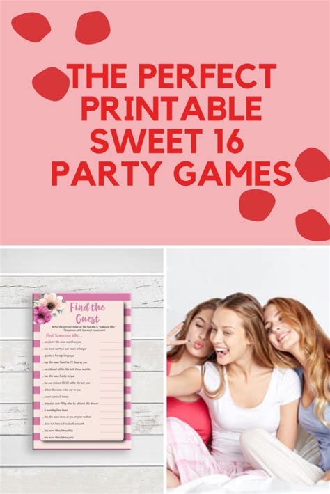 More Sweet 16 Party Game Ideas