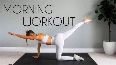 Morning exercise for energy and focus