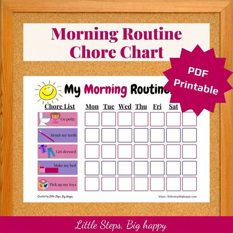 Types of morning binder printables