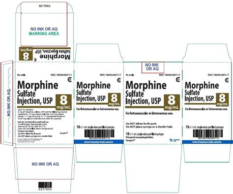 Morphine Administration Template Design