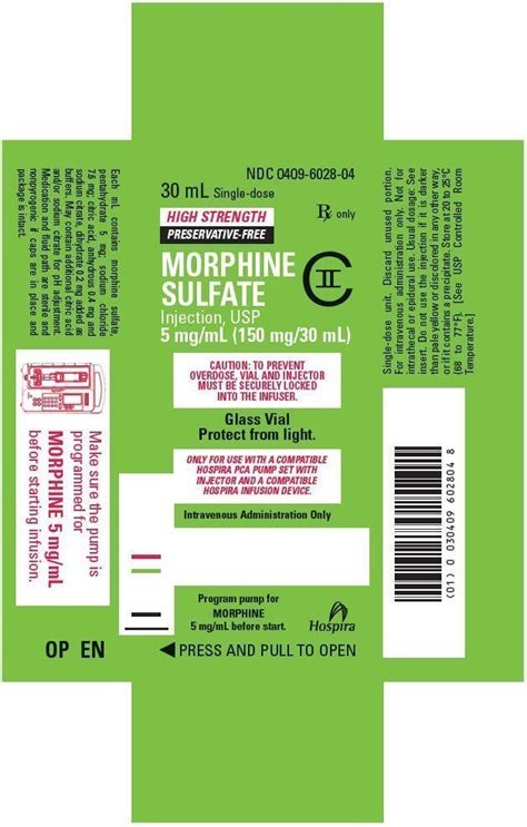 Morphine Sulfate Administration Example 1