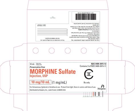 Morphine Sulfate Administration Example 2