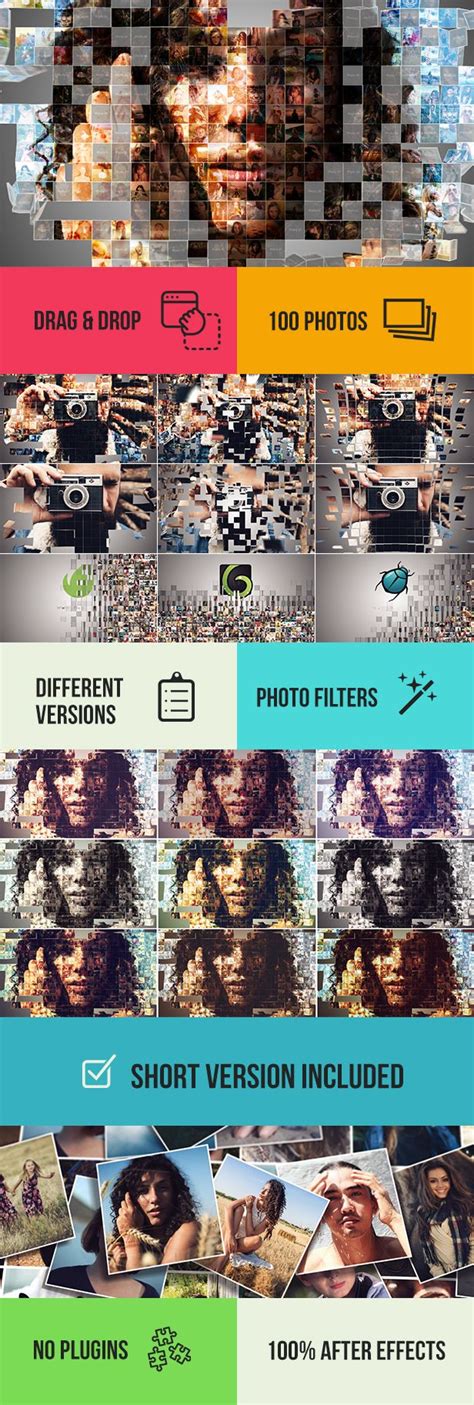 Mosaic After Effects Templates