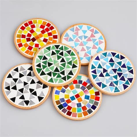 Mosaic coasters