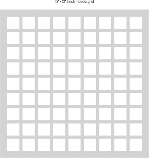 Mosaic Graph Paper Template