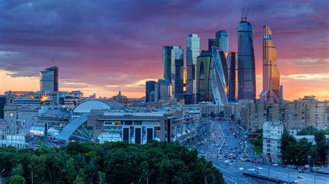 View of Moscow city