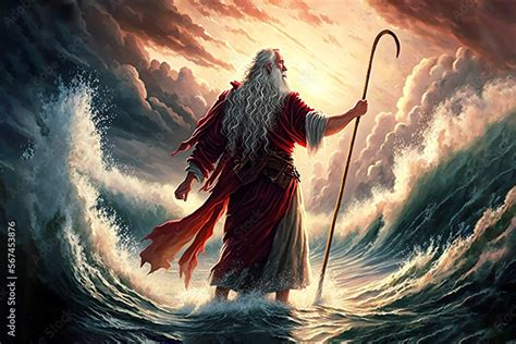 Moses Parting the Red Sea