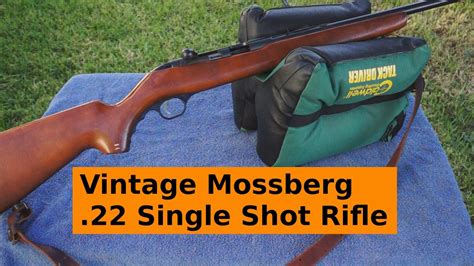 Shooting the Mossberg 22 rifle