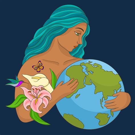 Mother Earth symbolizing nourishment and protection