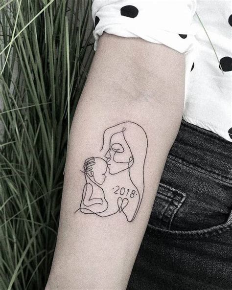 Mother Son Tattoo Designs for Women