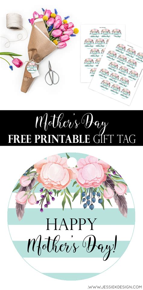 Free printable Mother's Day gift tags