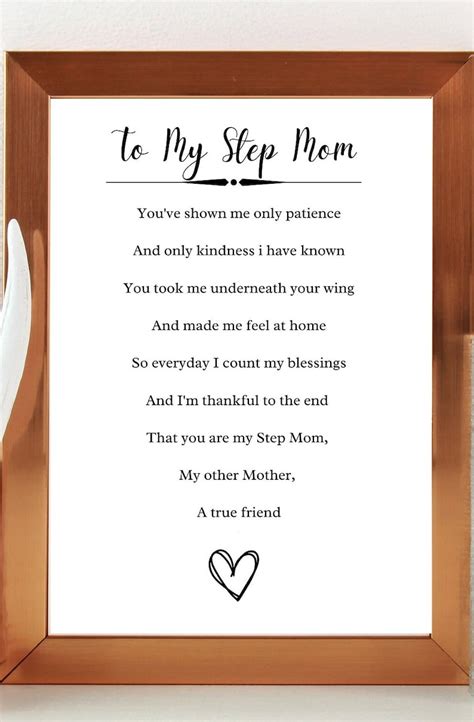 Mother's Day poem for stepmom