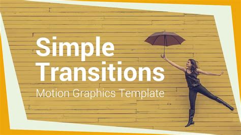 Motion Array Template Transitions