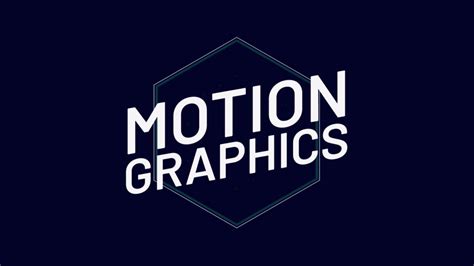 Motion graphics logo on a computer screen