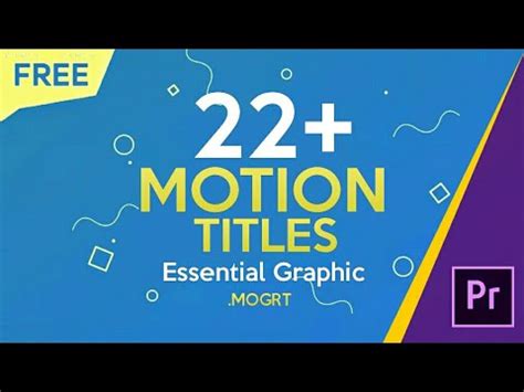 Motion Graphics Text Templates