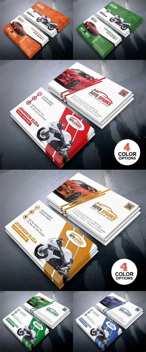 Motorcycle Business Card Template 1