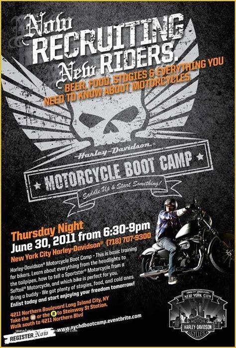 Motorcycle Ride Flyer Template 10