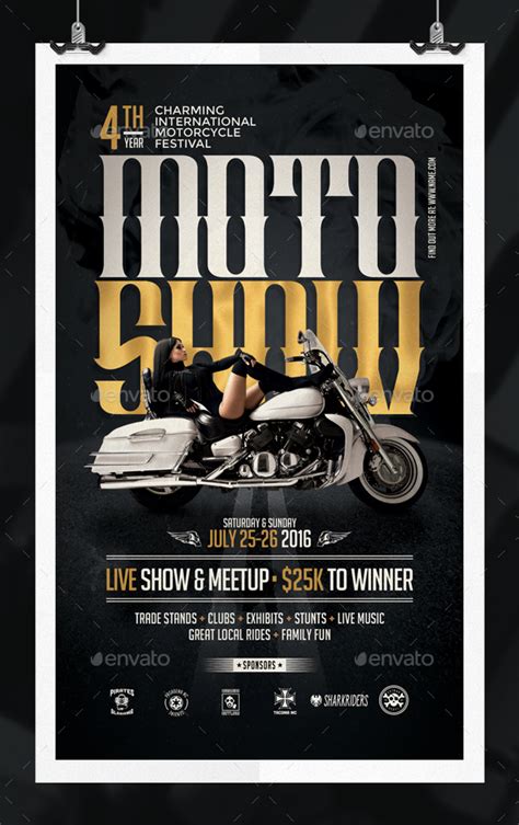 Motorcycle Show Flyer Template