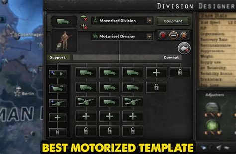 Motorized Infantry Template