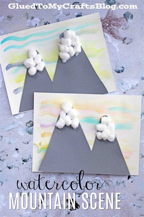 Using Mountain Stencil Printable Templates in Arts and Crafts