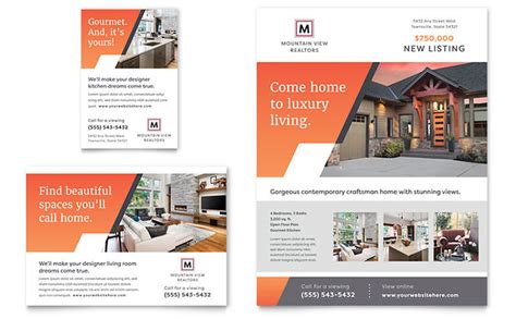 Mountain Real Estate Flyer Template