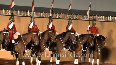 A soldier performing a mounted salute