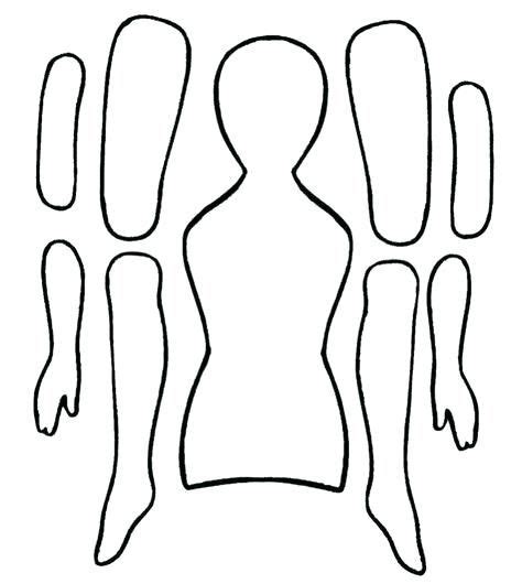 Movable Doll Template for Girls