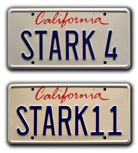 Movie License Plate Template