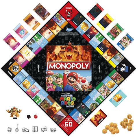 A movie-themed Monopoly board game with popular films and characters