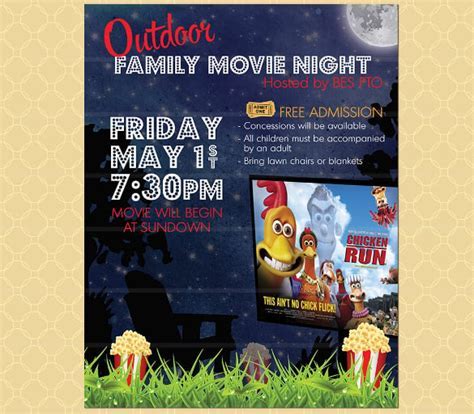 Movie Night Poster Templates