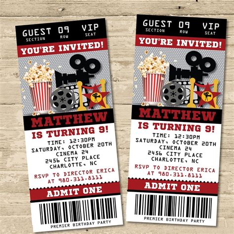 Common Mistakes to Avoid in Movie Ticket Invitation