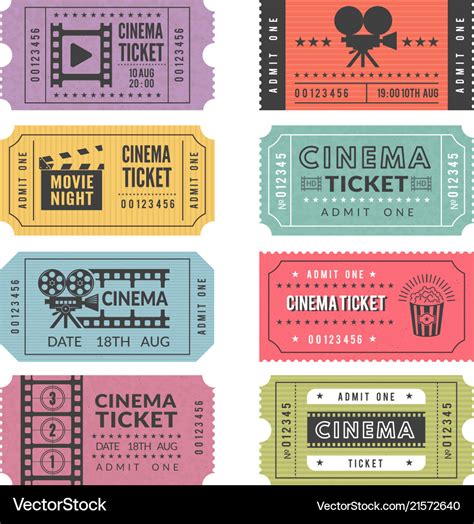 Movie Ticket Template Design