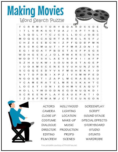 Movie Word Search