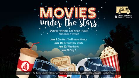 Movies Under the Stars Invitation