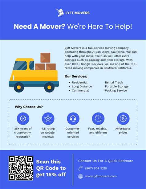 Moving Flyer Template 5