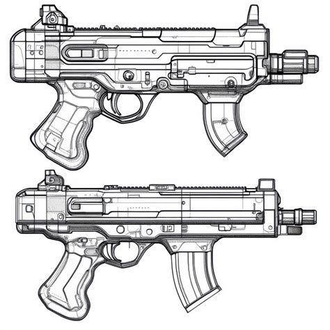 MP5 submachine gun disassembled