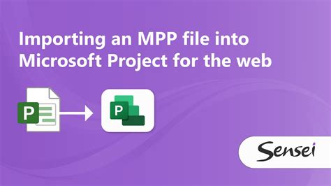 MPP file import