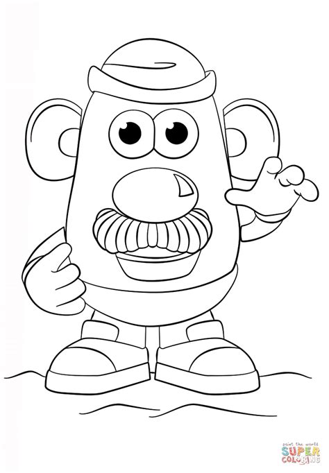 Mr. Potato Head coloring page