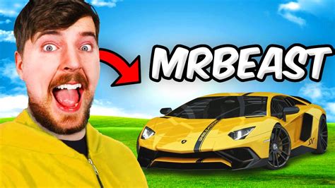 Surprising element in a MrBeast thumbnail template