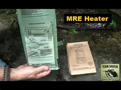 DIY heater MREs