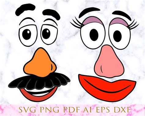 Mrs. Potato Head Template 3