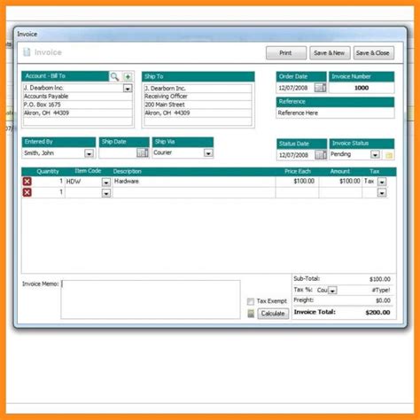 MS Access CRM Template 1