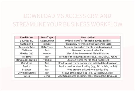 MS Access CRM Template 10