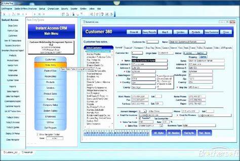 MS Access CRM Template 3