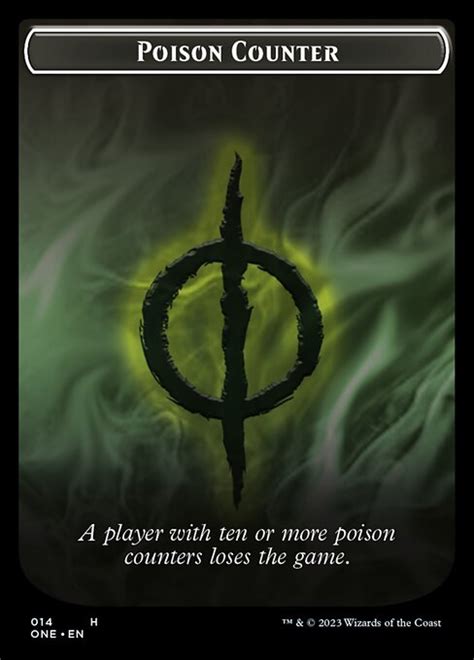 MTG Poison Counter Token