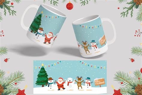 Holiday-Themed Mug Template