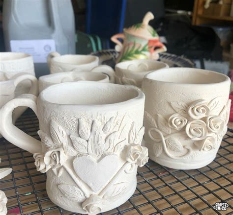 Mug template for hand-built pottery