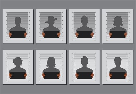 Mugshot template with story