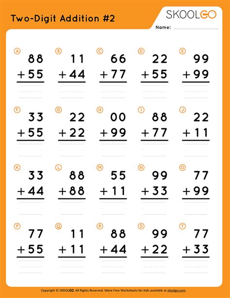 Image of multi-digit addition worksheets