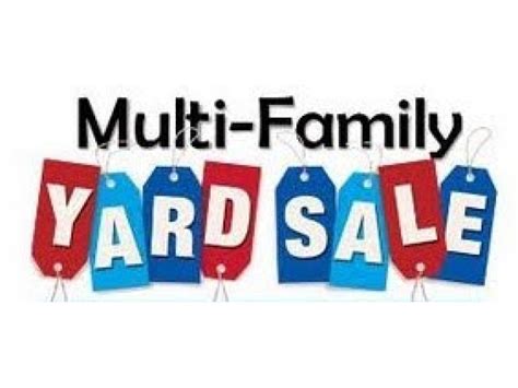 Multi-Family Yard Sale Sign